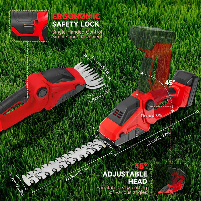 PowerTrim™ Cordless Hedge & Grass Trimmer
