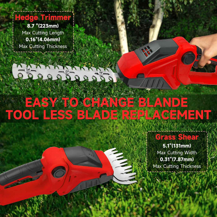 PowerTrim™ Cordless Hedge & Grass Trimmer